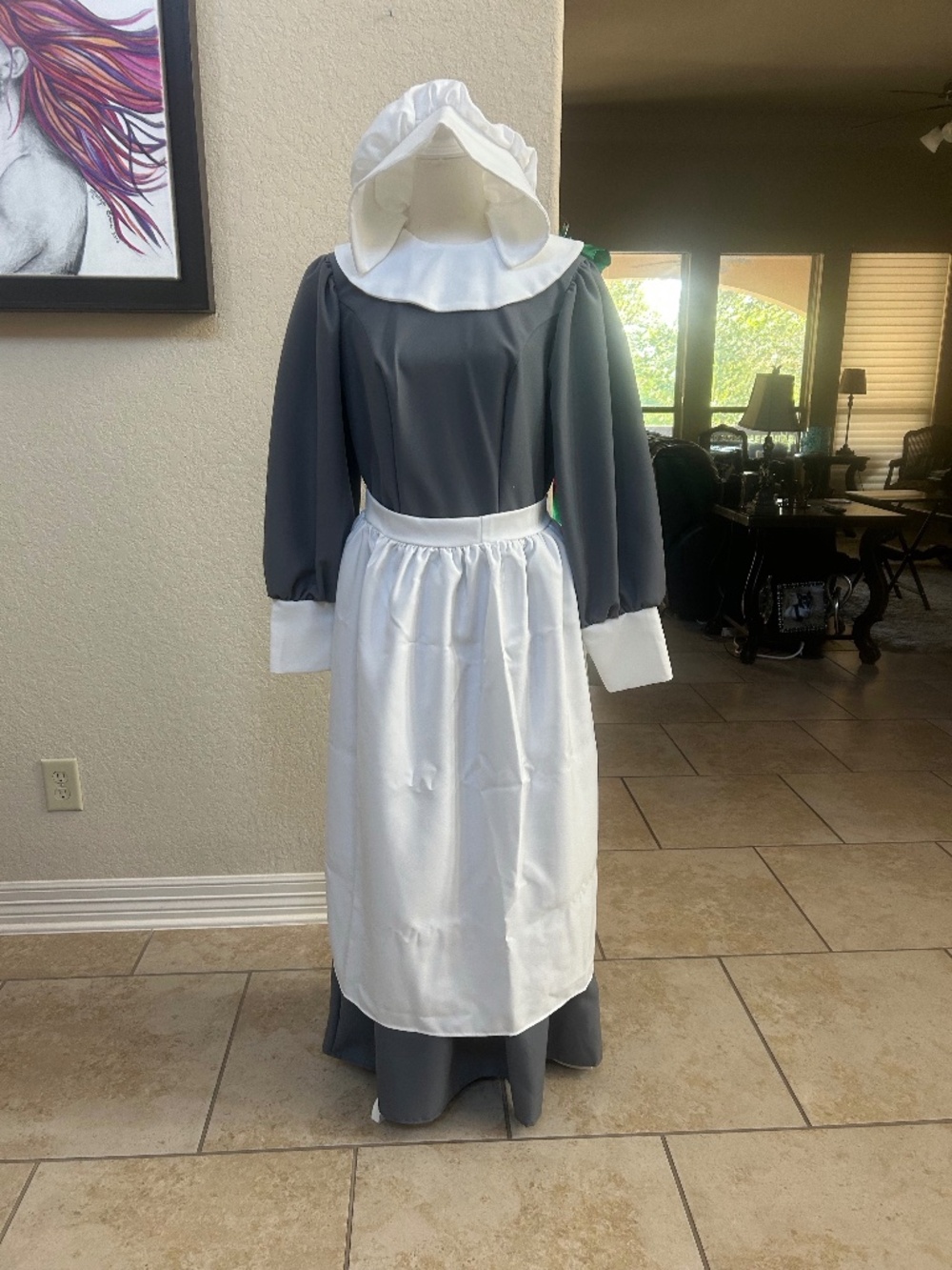 Rubie’s Colonial/Pilgrim Costume. Size Adult Medium. NWOT. Vintage